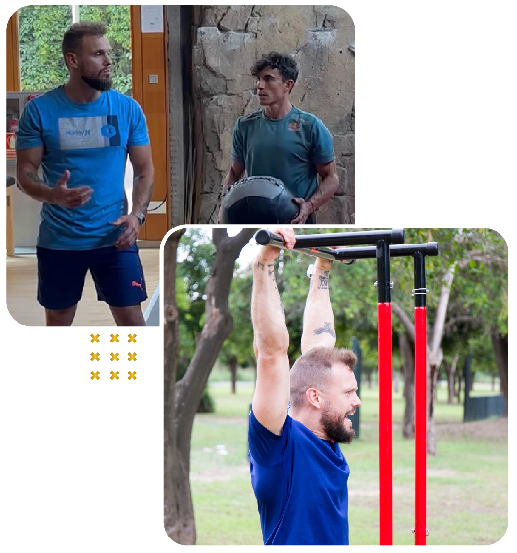 Imagen de Josué entrenando y asesorando